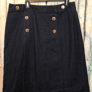 Eloquii A-Line Denim Skirt Size 16